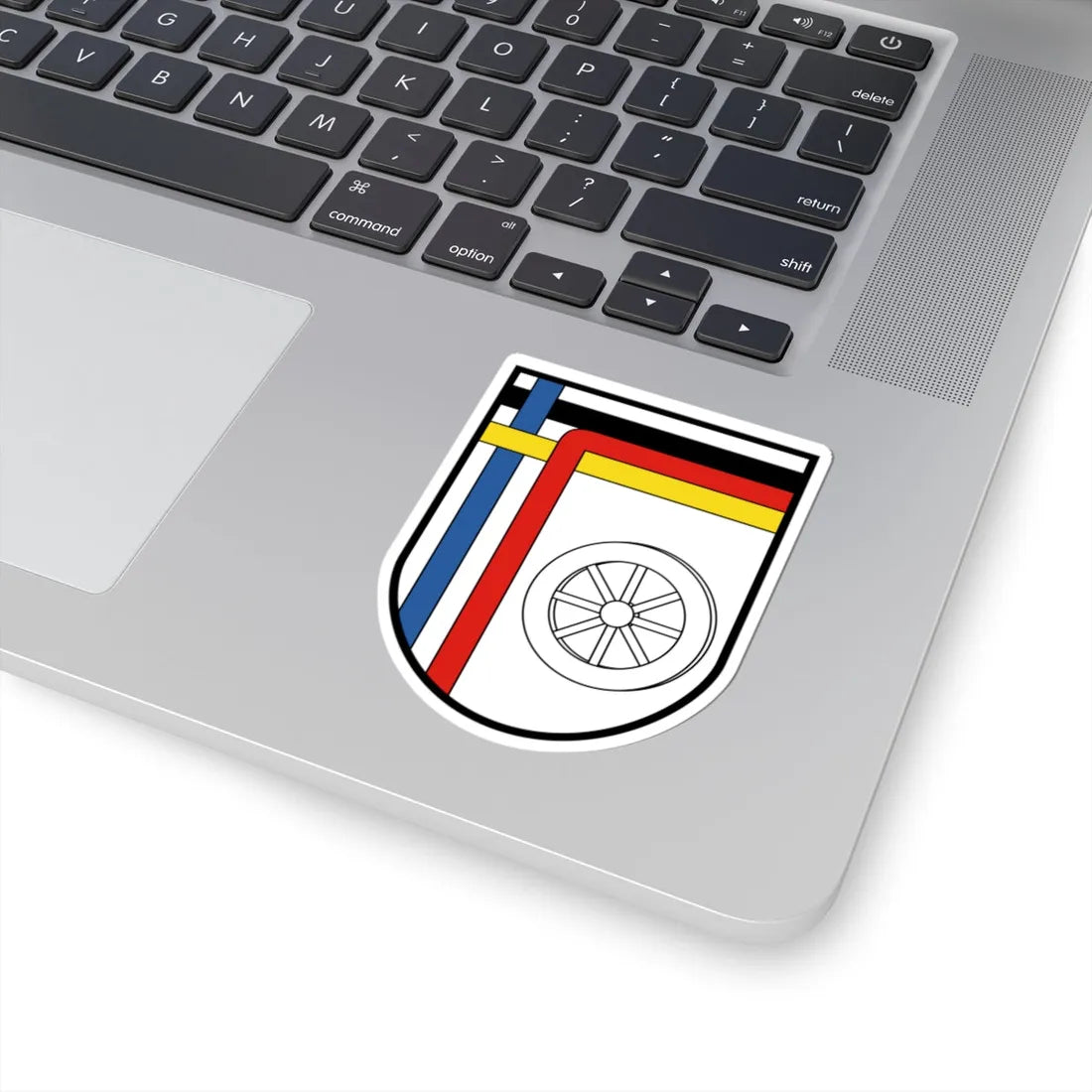 COA DtFrzBrig 4.Verskp (Germany) (Coat of Arms) STICKER Vinyl Kiss-Cut Decal - The Sticker Space
