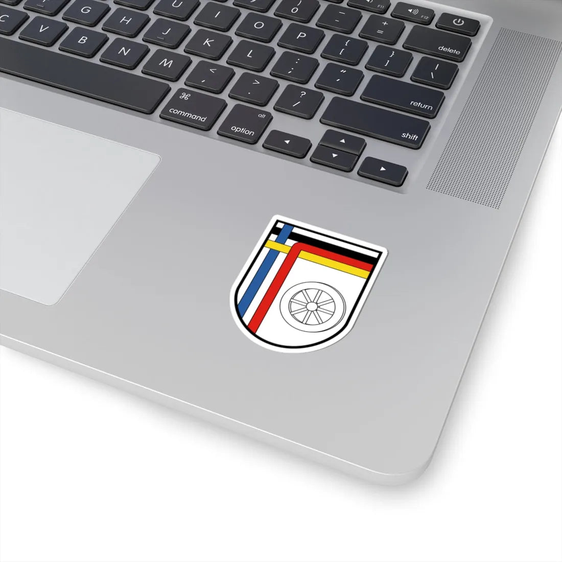 COA DtFrzBrig 4.Verskp (Germany) (Coat of Arms) STICKER Vinyl Kiss-Cut Decal - The Sticker Space