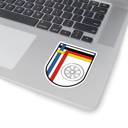 COA DtFrzBrig 4.Verskp (Germany) (Coat of Arms) STICKER Vinyl Kiss-Cut Decal - The Sticker Space