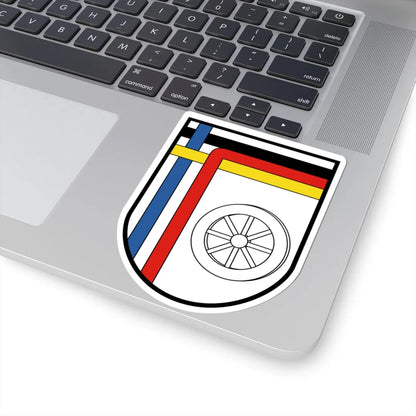 COA DtFrzBrig 4.Verskp (Germany) (Coat of Arms) STICKER Vinyl Kiss-Cut Decal - The Sticker Space