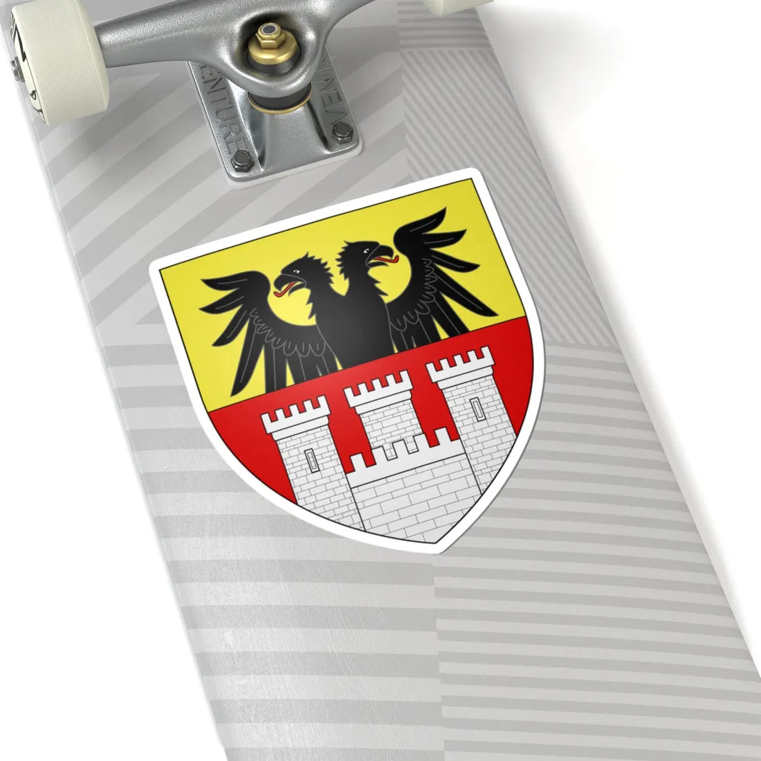 CoA Duisburg NRW (Germany) (Coat of Arms) STICKER Vinyl Kiss-Cut Decal - The Sticker Space