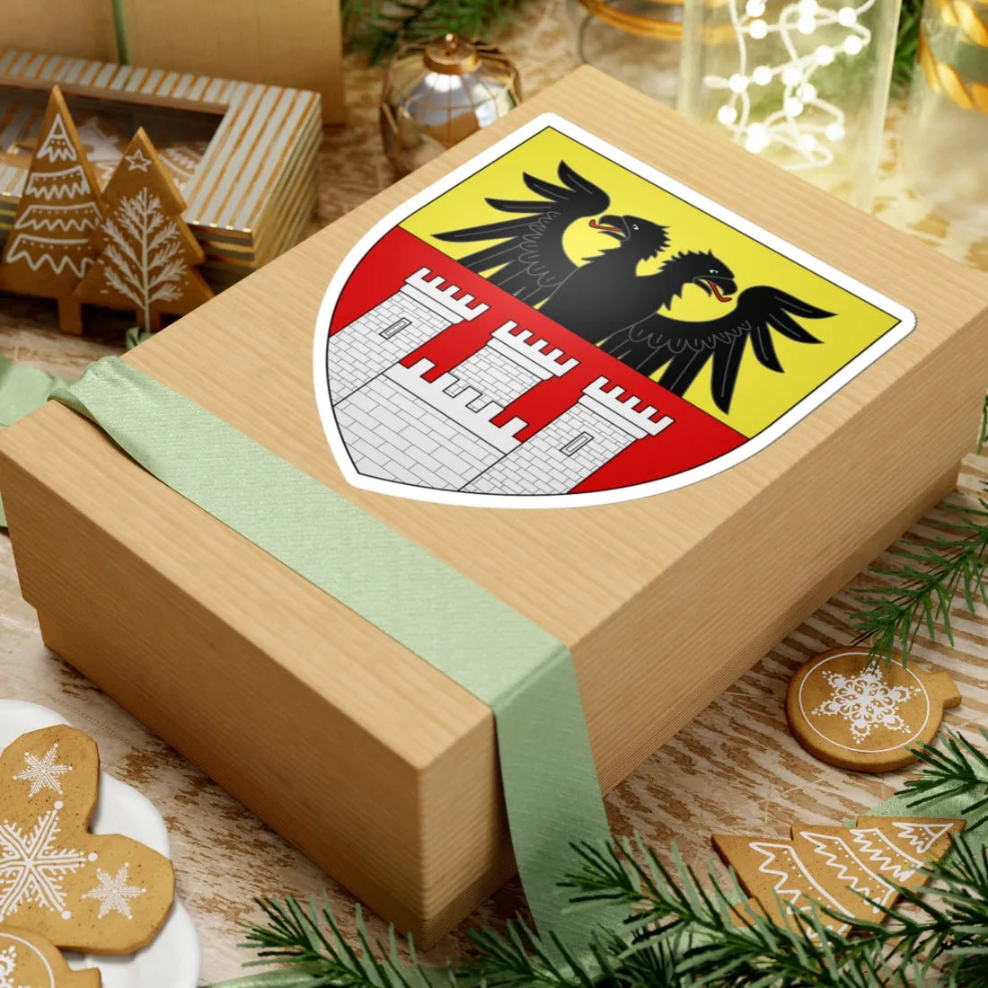 CoA Duisburg NRW (Germany) (Coat of Arms) STICKER Vinyl Kiss-Cut Decal - The Sticker Space