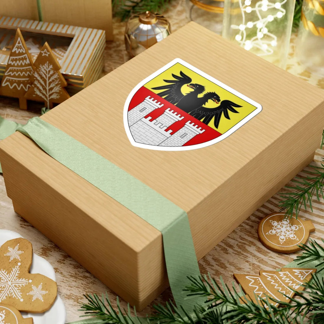 CoA Duisburg NRW (Germany) (Coat of Arms) STICKER Vinyl Kiss-Cut Decal - The Sticker Space
