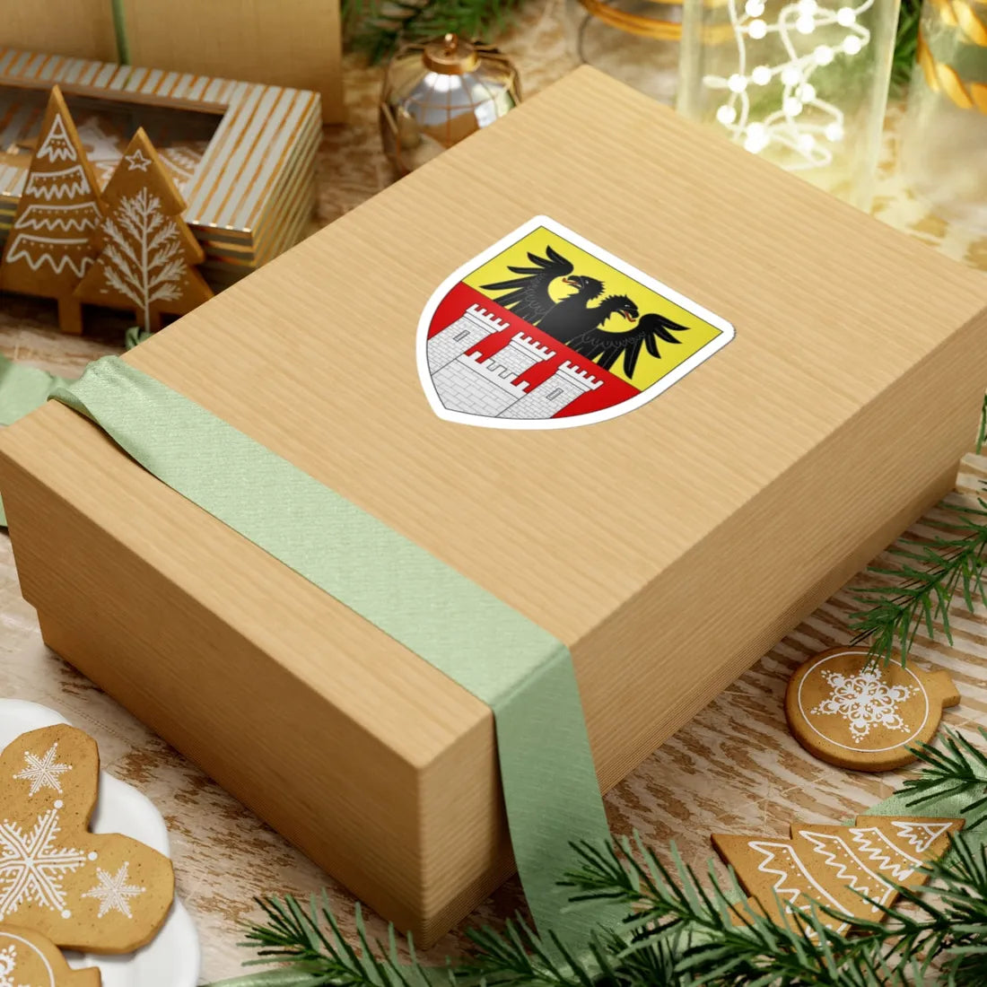 CoA Duisburg NRW (Germany) (Coat of Arms) STICKER Vinyl Kiss-Cut Decal - The Sticker Space