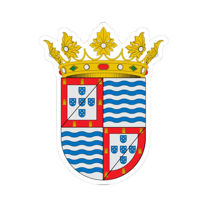 COA Duke of Abrantes (Portugal) (Coat of Arms) STICKER Vinyl Kiss-Cut Decal 3 Inch White - The Sticker Space