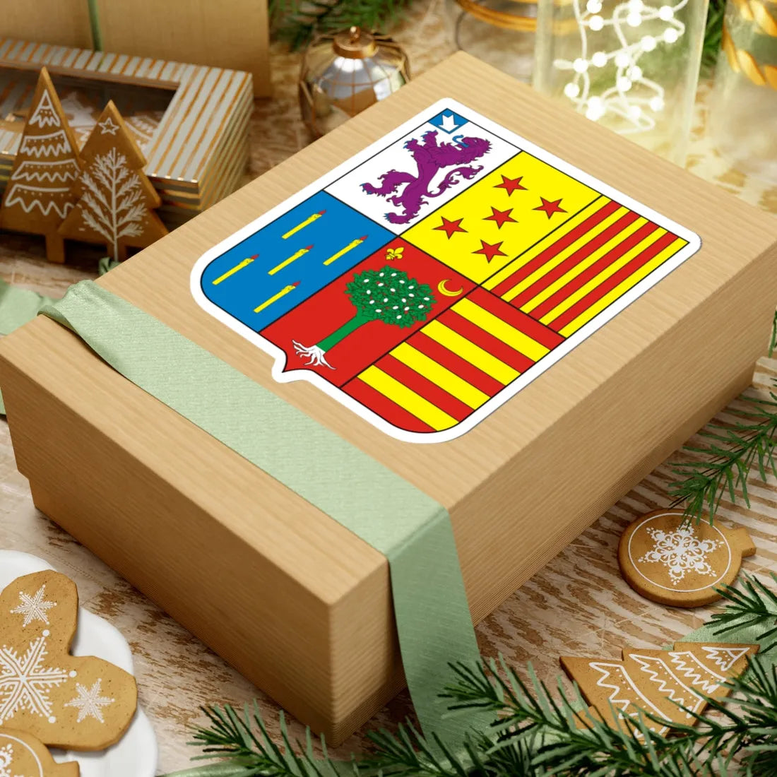 COA Duke of Caxias (Brazil) (Coat of Arms) STICKER Vinyl Kiss-Cut Decal - The Sticker Space