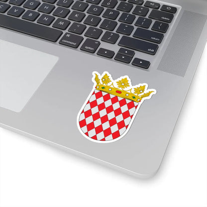 COA Duke of Grimaldi (Monaco) (Coat of Arms) STICKER Vinyl Kiss-Cut Decal - The Sticker Space