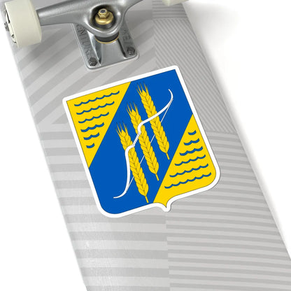 COA Dzhankoiskyi Raion (Ukraine) (Coat of Arms) STICKER Vinyl Kiss-Cut Decal - The Sticker Space