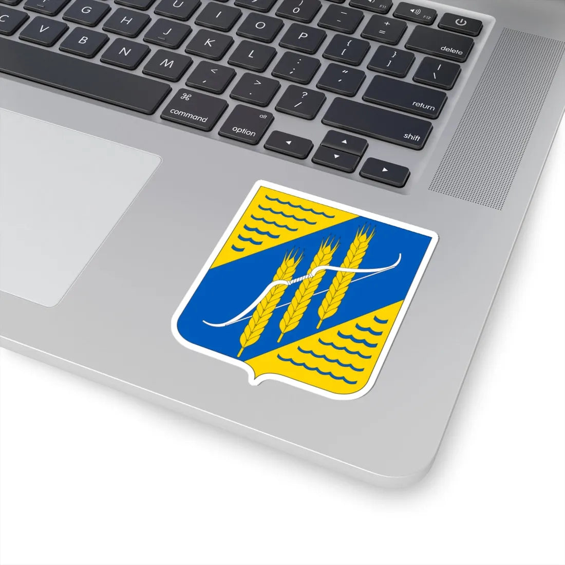 COA Dzhankoiskyi Raion (Ukraine) (Coat of Arms) STICKER Vinyl Kiss-Cut Decal - The Sticker Space
