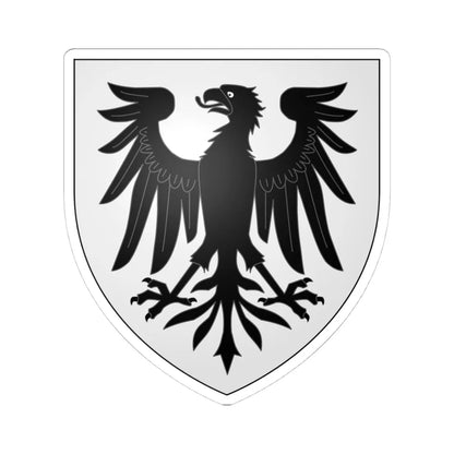 CoA Echternach Luxembourg (Luxembourg) (Coat of Arms) STICKER Vinyl Kiss-Cut Decal 4 Inch White - The Sticker Space