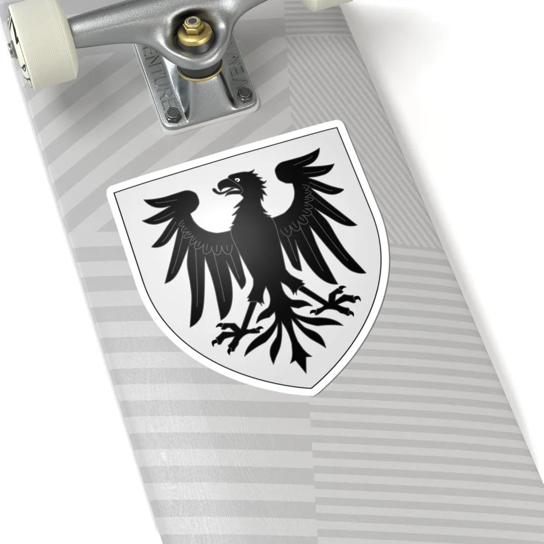 CoA Echternach Luxembourg (Luxembourg) (Coat of Arms) STICKER Vinyl Kiss-Cut Decal - The Sticker Space