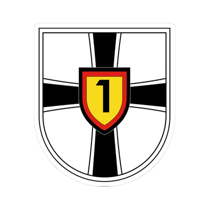 COA EF1 (Germany) (Coat of Arms) STICKER Vinyl Kiss-Cut Decal 3 Inch White - The Sticker Space