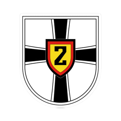COA EF2 (Germany) (Coat of Arms) STICKER Vinyl Kiss-Cut Decal 2 Inch White - The Sticker Space