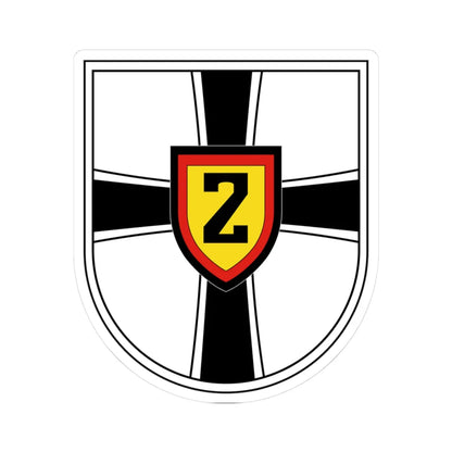 COA EF2 (Germany) (Coat of Arms) STICKER Vinyl Kiss-Cut Decal 3 Inch White - The Sticker Space