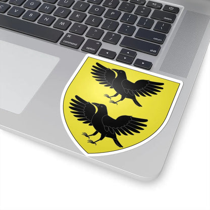 CoA Einsiedeln Abbey Switzerland (Switzerland) (Coat of Arms) STICKER Vinyl Kiss-Cut Decal - The Sticker Space