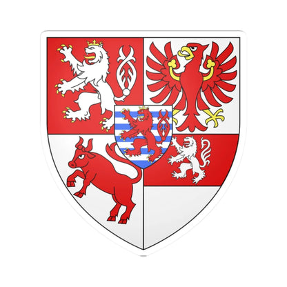 CoA Elizabeth of Görlitz (Czech Republic) (Coat of Arms) STICKER Vinyl Kiss-Cut Decal 2 Inch White - The Sticker Space
