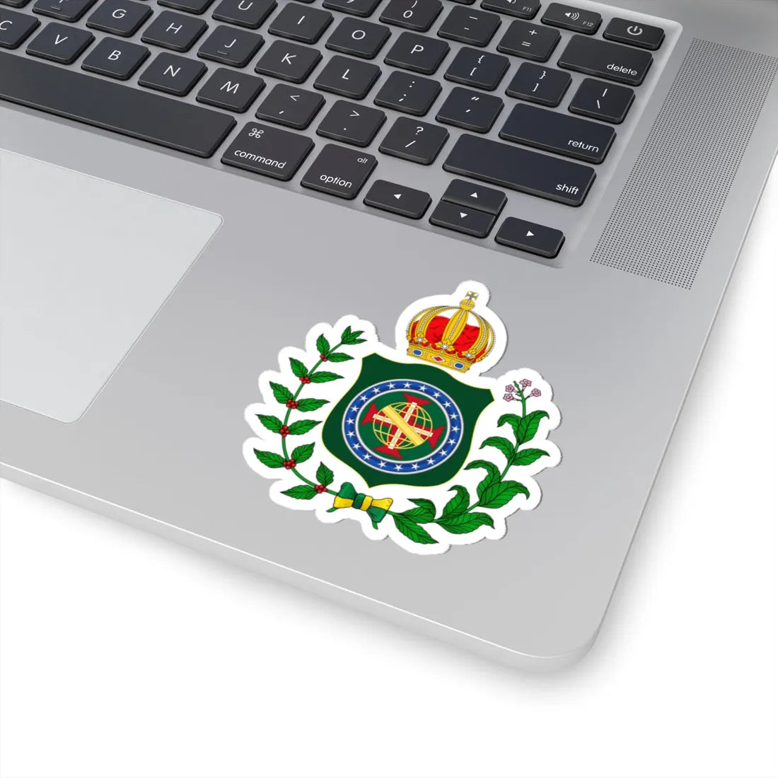CoA Empire of Brazil New Version (Brazil) (Coat of Arms) STICKER Vinyl Kiss-Cut Decal - The Sticker Space