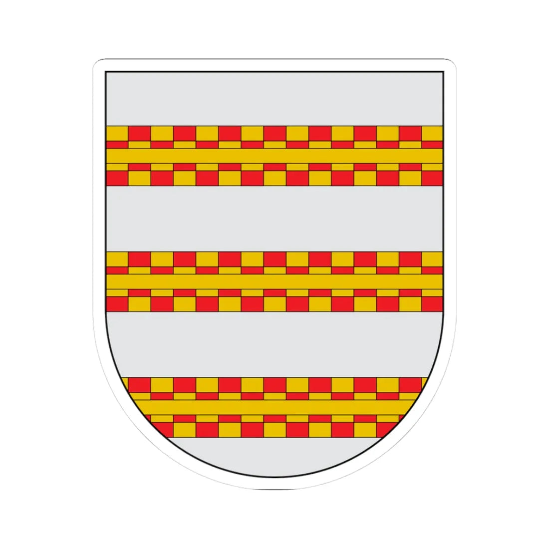 COA Escudo de los Arias de Saavedra - Condes de Castellar (Argentina) (Coat of Arms) STICKER Vinyl Kiss-Cut Decal - The Sticker Space