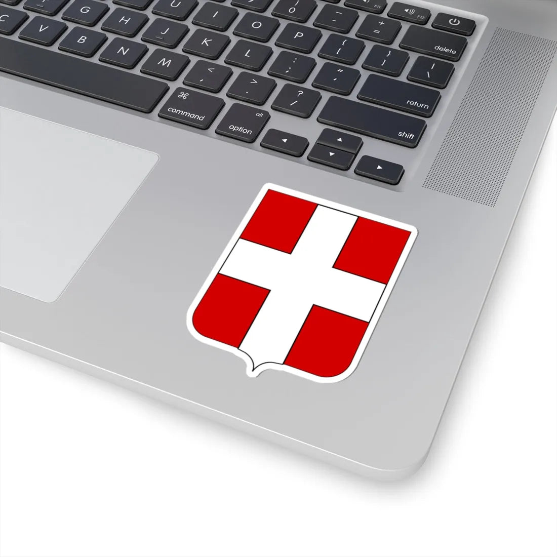 CoA ex Comune di Ceneda (Italy) (Coat of Arms) STICKER Vinyl Kiss-Cut Decal - The Sticker Space