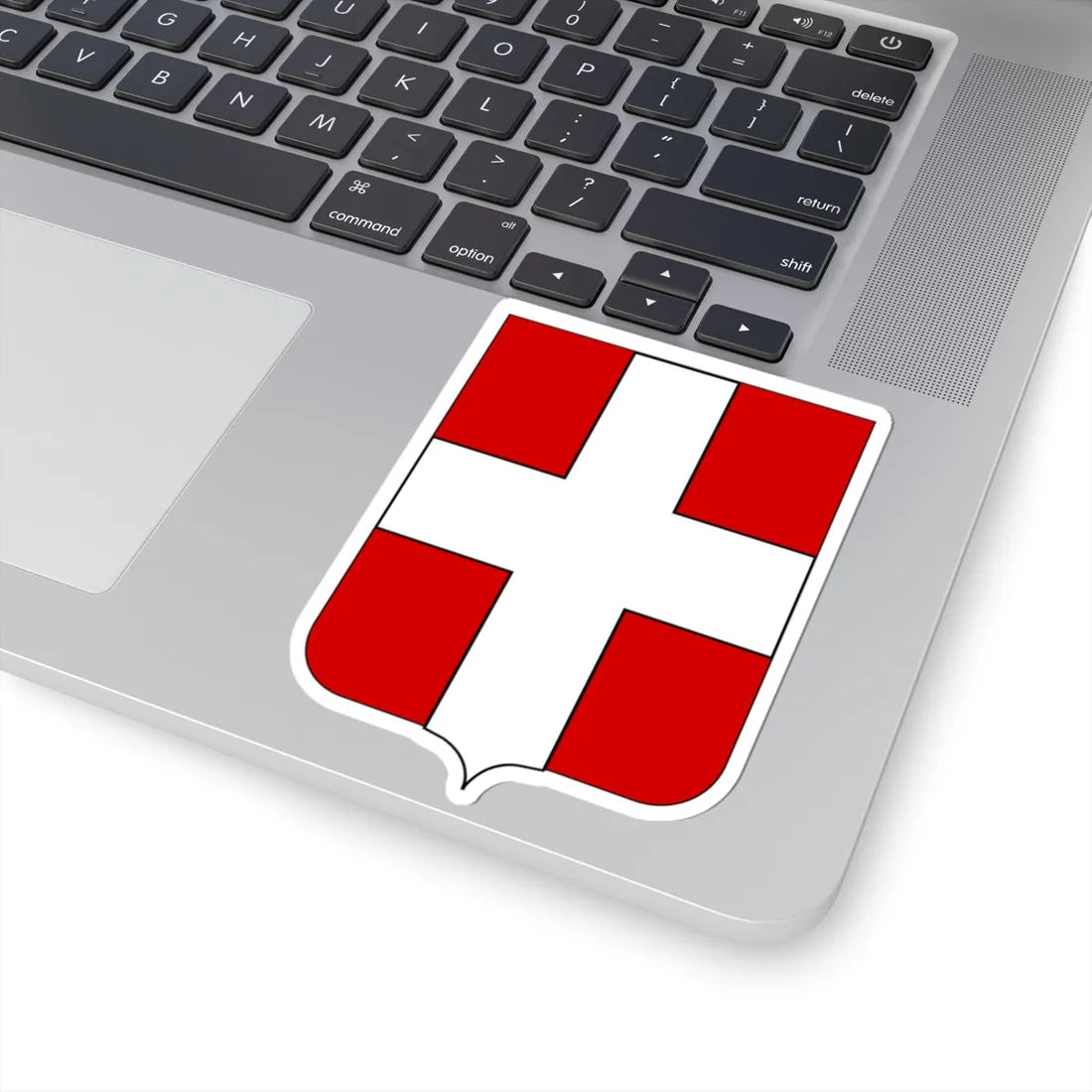 CoA ex Comune di Ceneda (Italy) (Coat of Arms) STICKER Vinyl Kiss-Cut Decal - The Sticker Space