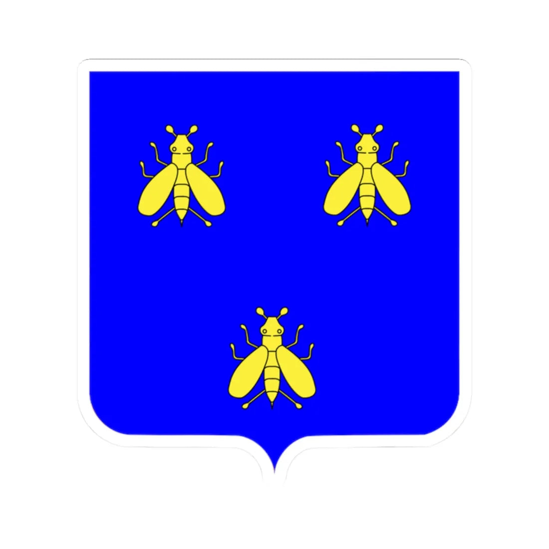 Coa fam ITA Barberini (Italy) (Coat of Arms) STICKER Vinyl Kiss-Cut Decal 2 Inch White - The Sticker Space