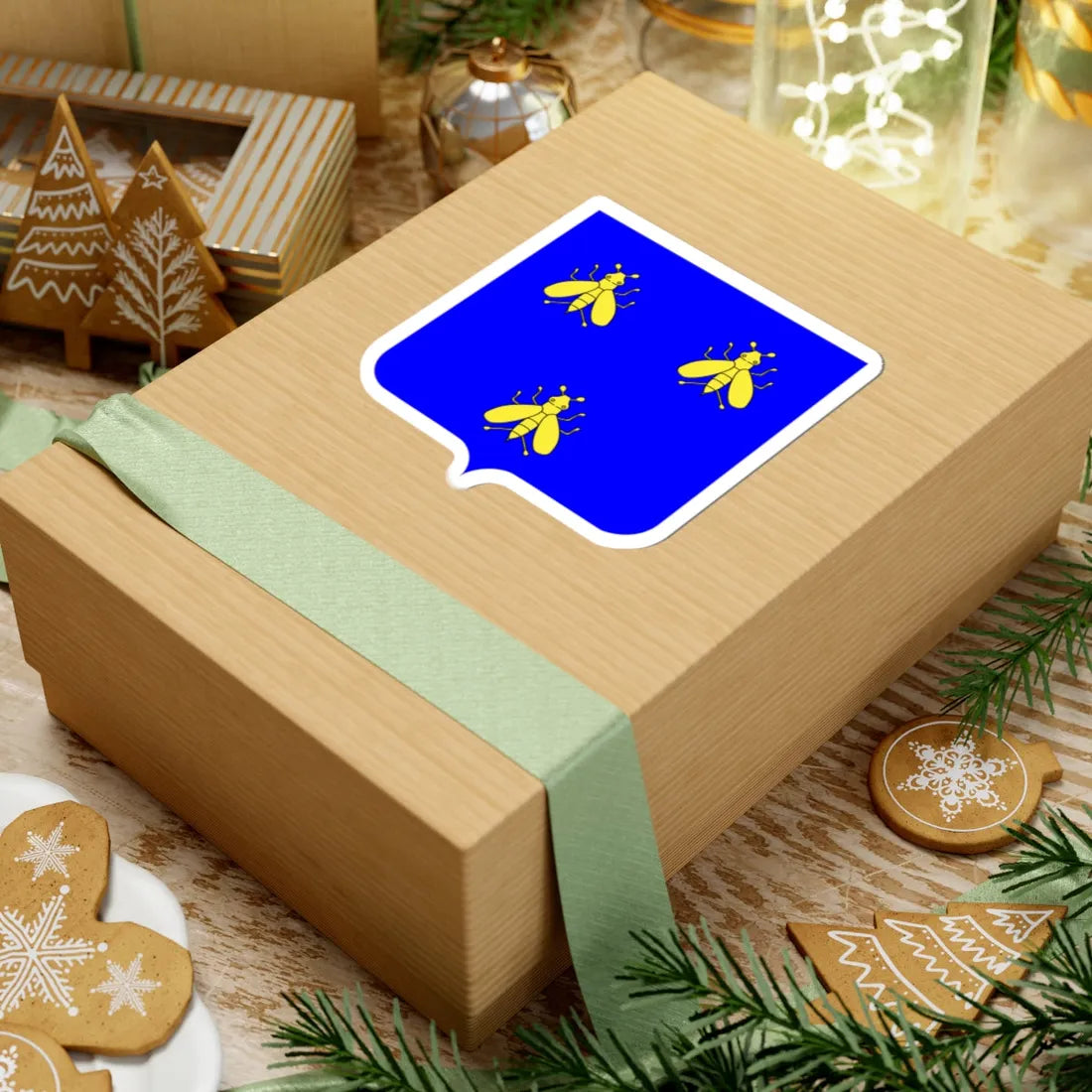 Coa fam ITA Barberini (Italy) (Coat of Arms) STICKER Vinyl Kiss-Cut Decal - The Sticker Space