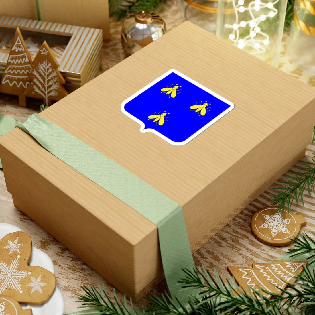 Coa fam ITA Barberini (Italy) (Coat of Arms) STICKER Vinyl Kiss-Cut Decal - The Sticker Space