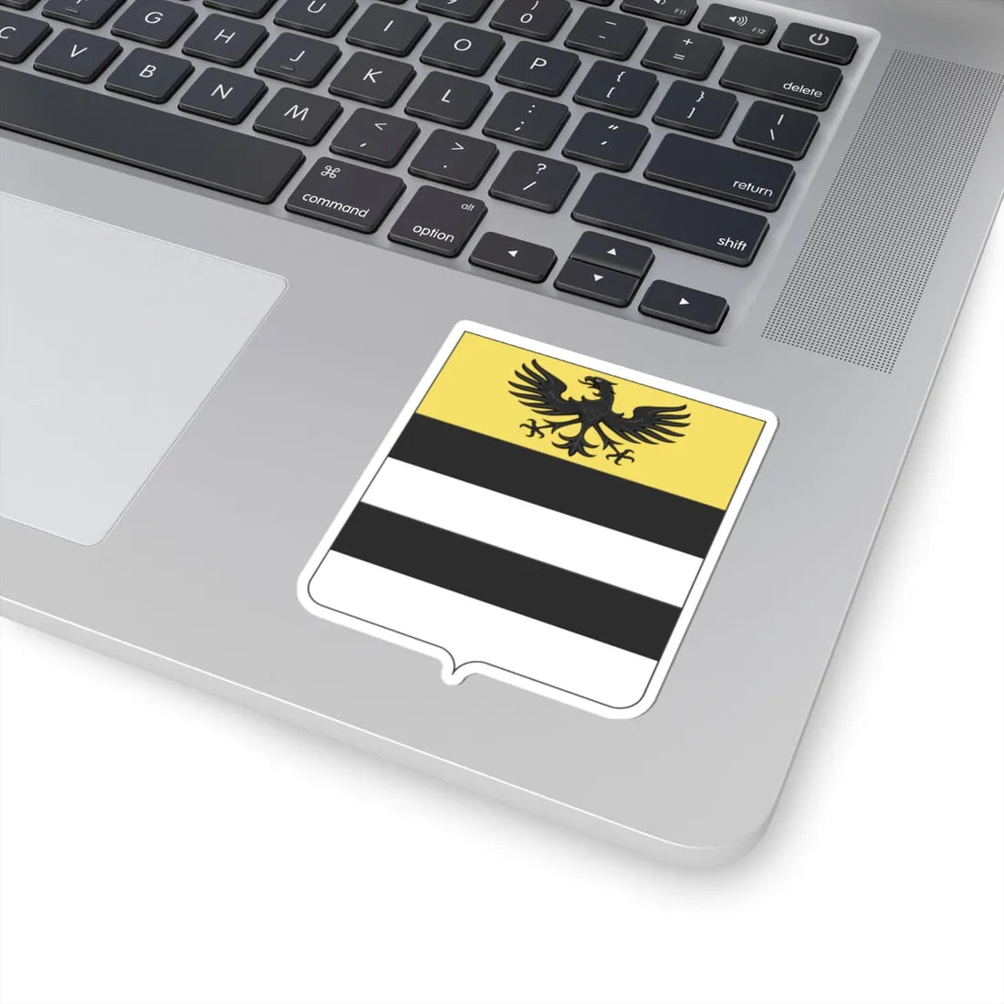 COA fam ITA Cuttica (Italy) (Coat of Arms) STICKER Vinyl Kiss-Cut Decal - The Sticker Space