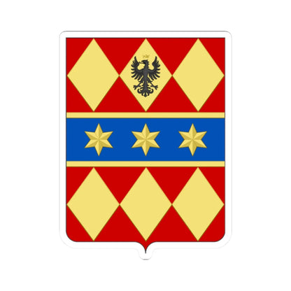 COA fam ITA Tibertelli (Italy) (Coat of Arms) STICKER Vinyl Kiss-Cut Decal 2 Inch White - The Sticker Space