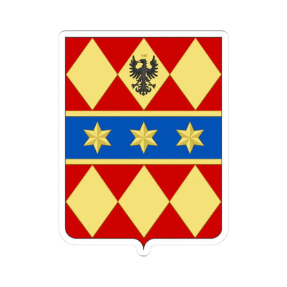 COA fam ITA Tibertelli (Italy) (Coat of Arms) STICKER Vinyl Kiss-Cut Decal 3 Inch White - The Sticker Space