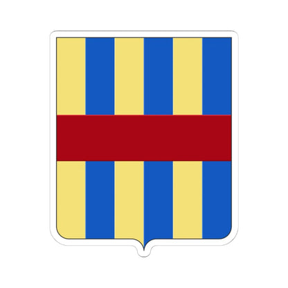 COA fam ITA Trevisan (Italy) (Coat of Arms) STICKER Vinyl Kiss-Cut Decal 6 Inch White - The Sticker Space