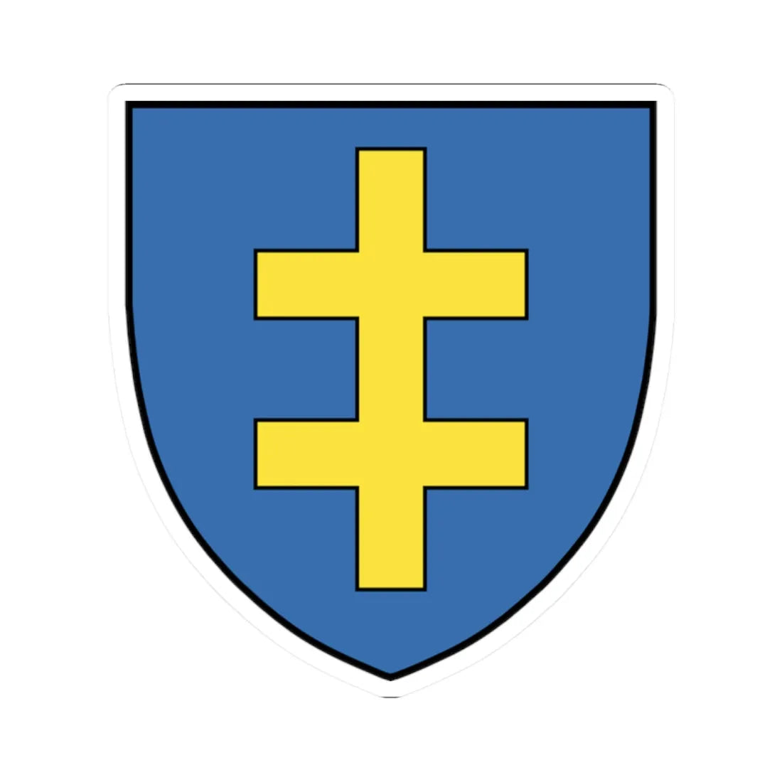 COA family pl Jagiellon (Poland) (Coat of Arms) STICKER Vinyl Kiss-Cut Decal 2 Inch White - The Sticker Space