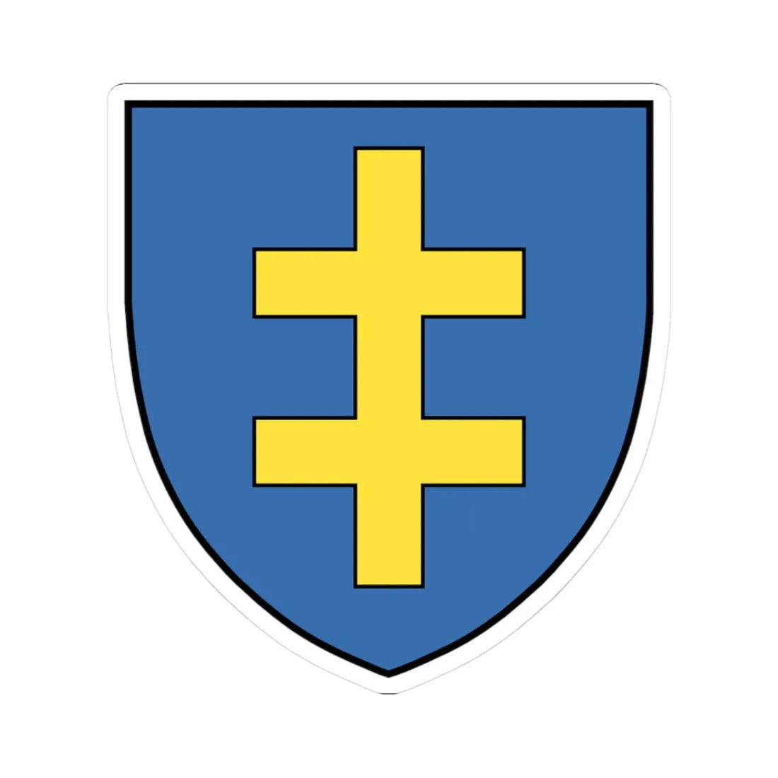 COA family pl Jagiellon (Poland) (Coat of Arms) STICKER Vinyl Kiss-Cut Decal 3 Inch White - The Sticker Space