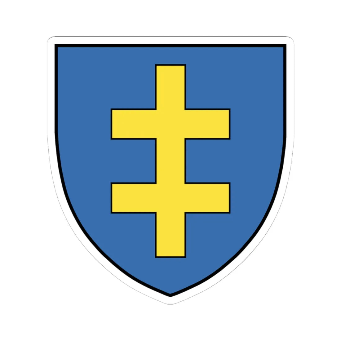 COA family pl Jagiellon (Poland) (Coat of Arms) STICKER Vinyl Kiss-Cut Decal 4 Inch White - The Sticker Space