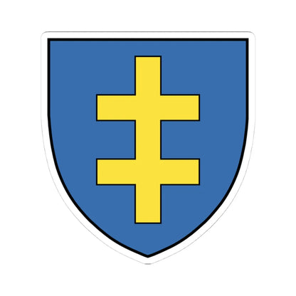 COA family pl Jagiellon (Poland) (Coat of Arms) STICKER Vinyl Kiss-Cut Decal 4 Inch White - The Sticker Space