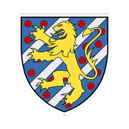 COA family sv Birger jarl (Sweden) (Coat of Arms) STICKER Vinyl Kiss-Cut Decal 2 Inch White - The Sticker Space