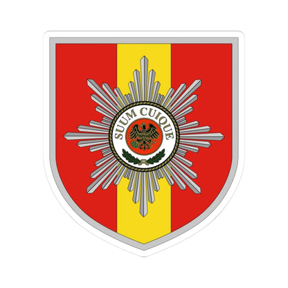 COA FJgBtl 900 (Germany) (Coat of Arms) STICKER Vinyl Kiss-Cut Decal 3 Inch White - The Sticker Space