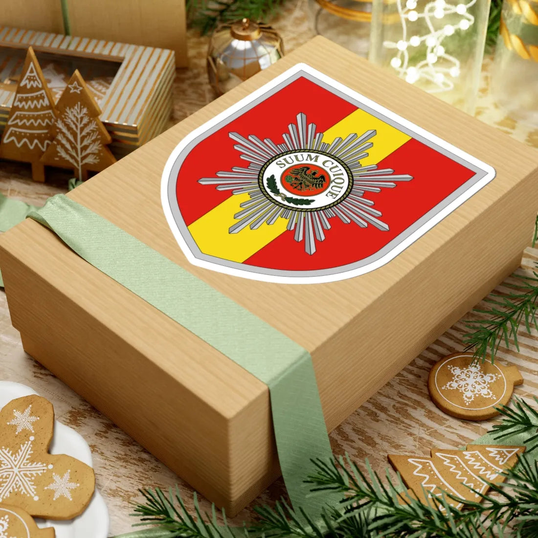 COA FJgBtl 900 (Germany) (Coat of Arms) STICKER Vinyl Kiss-Cut Decal - The Sticker Space