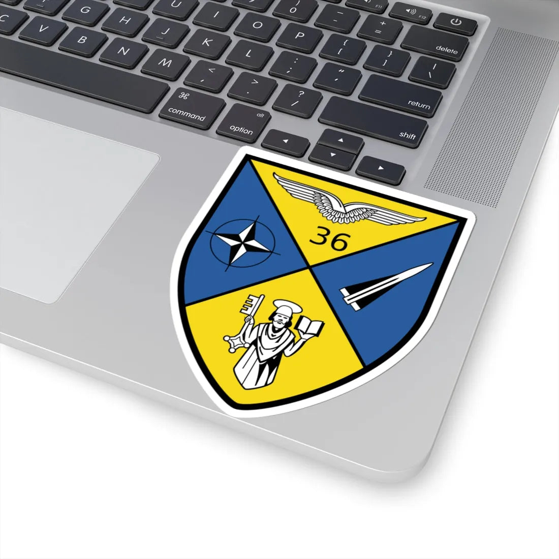 COA FlaRakG 36 (Germany) (Coat of Arms) STICKER Vinyl Kiss-Cut Decal - The Sticker Space