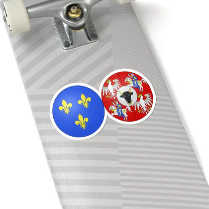 COA french queen Marie Leszczynska (Lithuania) (Coat of Arms) STICKER Vinyl Kiss-Cut Decal - The Sticker Space