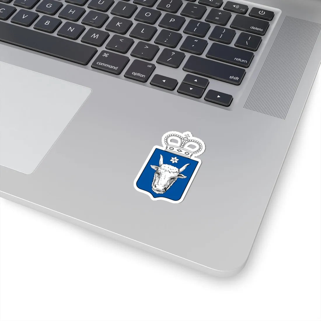CoA from Flag of the Moldavian Army 1849 (Moldova) (Coat of Arms) STICKER Vinyl Kiss-Cut Decal - The Sticker Space