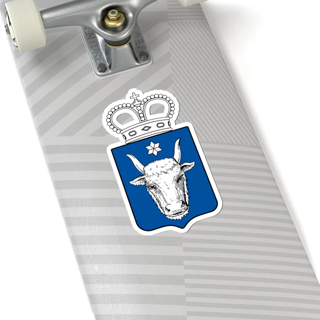 CoA from Flag of the Moldavian Army 1849 (Oman) (Coat of Arms) STICKER Vinyl Kiss-Cut Decal - The Sticker Space