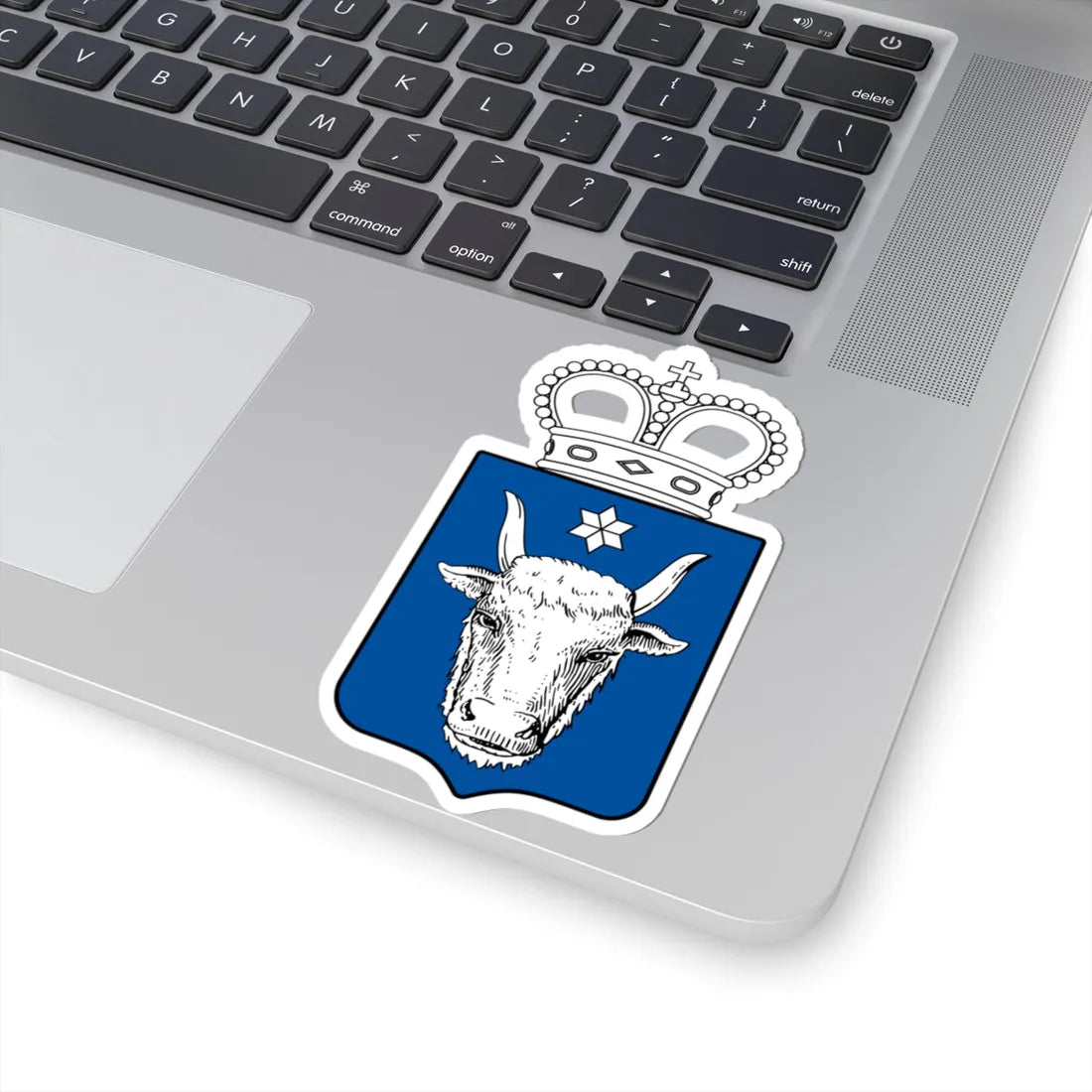 CoA from Flag of the Moldavian Army 1849 (Oman) (Coat of Arms) STICKER Vinyl Kiss-Cut Decal - The Sticker Space