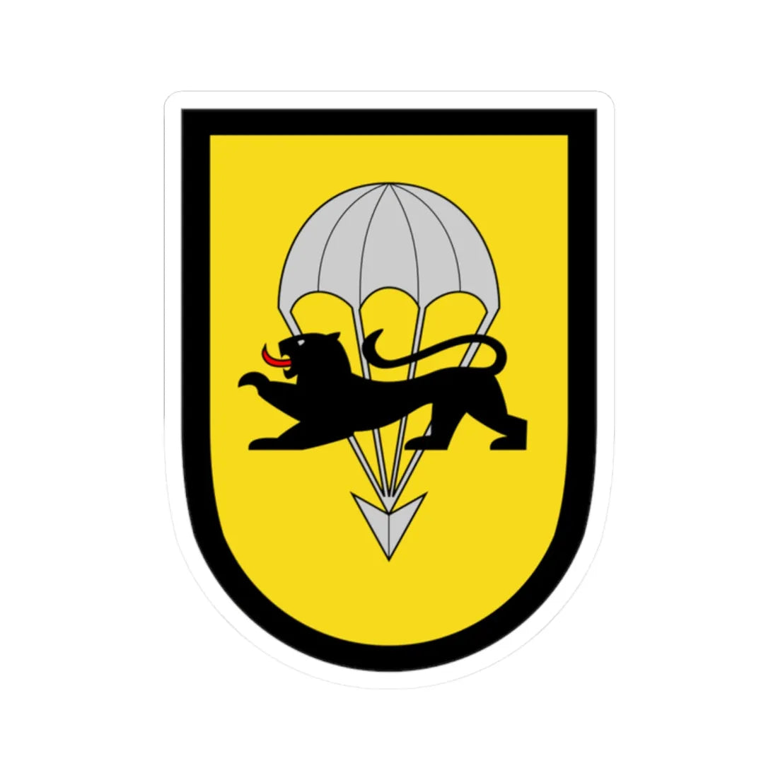 COA FschJgBtl 271 (Germany) (Coat of Arms) STICKER Vinyl Kiss-Cut Decal 2 Inch White - The Sticker Space