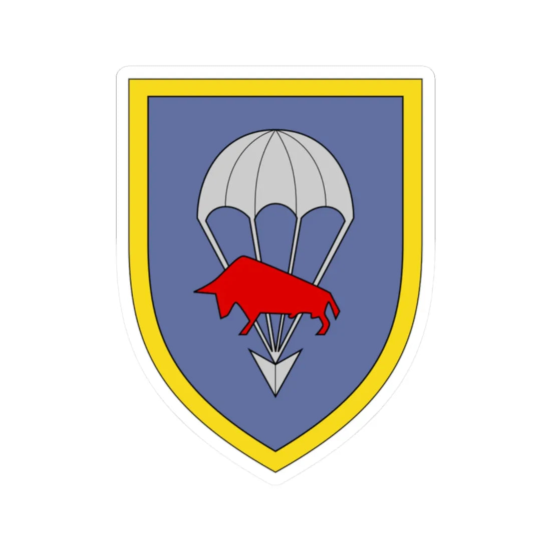 COA FschJgBtl 314 (Germany) (Coat of Arms) STICKER Vinyl Kiss-Cut Decal 2 Inch White - The Sticker Space