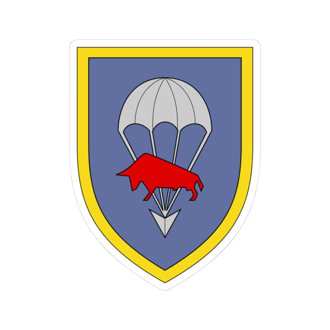 COA FschJgBtl 314 (Germany) (Coat of Arms) STICKER Vinyl Kiss-Cut Decal 3 Inch White - The Sticker Space