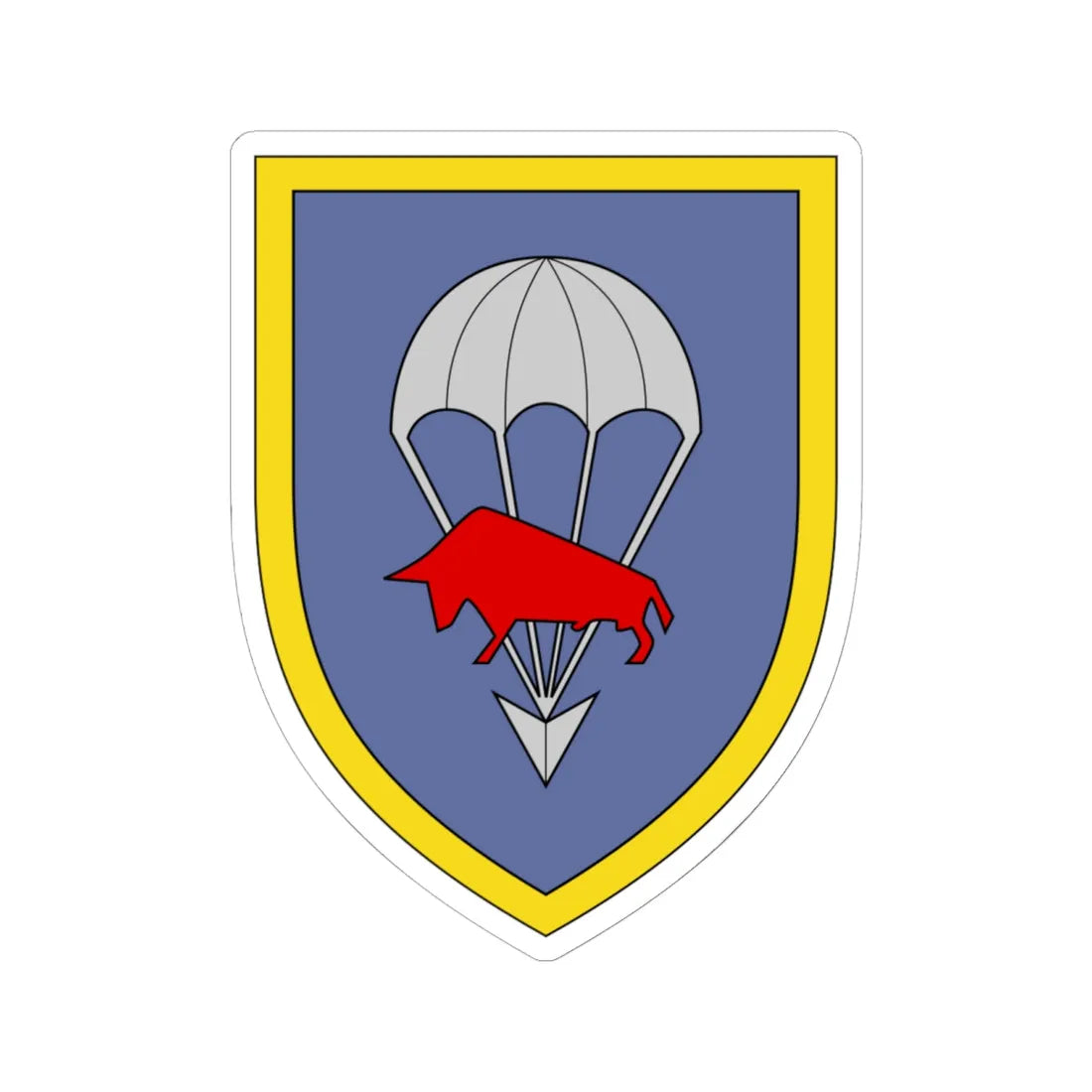 COA FschJgBtl 314 (Germany) (Coat of Arms) STICKER Vinyl Kiss-Cut Decal 6 Inch White - The Sticker Space