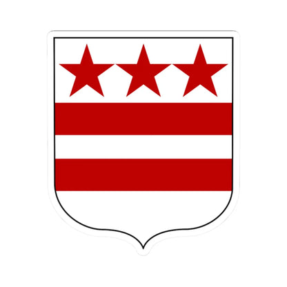 COA George Washington (United States) (Coat of Arms) STICKER Vinyl Kiss-Cut Decal 2 Inch White - The Sticker Space