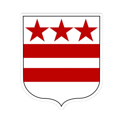 COA George Washington (United States) (Coat of Arms) STICKER Vinyl Kiss-Cut Decal 4 Inch White - The Sticker Space