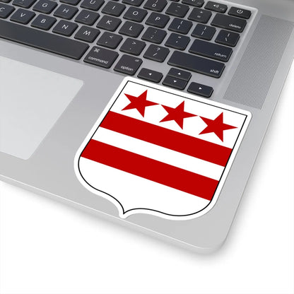 COA George Washington (United States) (Coat of Arms) STICKER Vinyl Kiss-Cut Decal - The Sticker Space